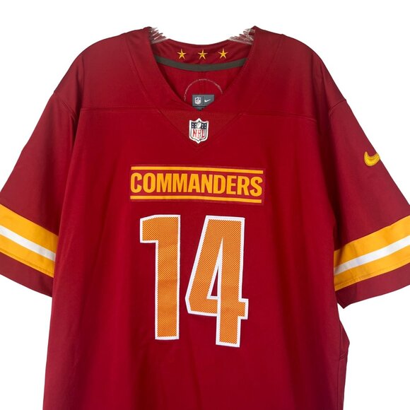 Washington Commanders Sam Howell #14 Nike On-Field NFL Jersey Red Size Large - Picture 3 of 12
